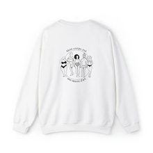 Charger l'image dans la galerie, MÉGA-VENTE Crewneck Blanc "Mon corps est une œuvre d'art"