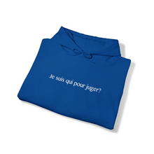 Charger l'image dans la galerie, Hoodie Bleu Royal "Je suis qui pour juger?"