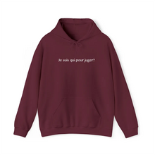 Charger l'image dans la galerie, Hoodie Bourgogne "Je suis qui pour juger?"