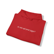 Charger l'image dans la galerie, Hoodie Rouge "Je suis qui pour juger?"