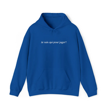 Charger l'image dans la galerie, Hoodie Bleu Royal "Je suis qui pour juger?"
