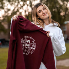 Charger l'image dans la galerie, Hoodie Bourgogne "Mon corps est une œuvre d'art"
